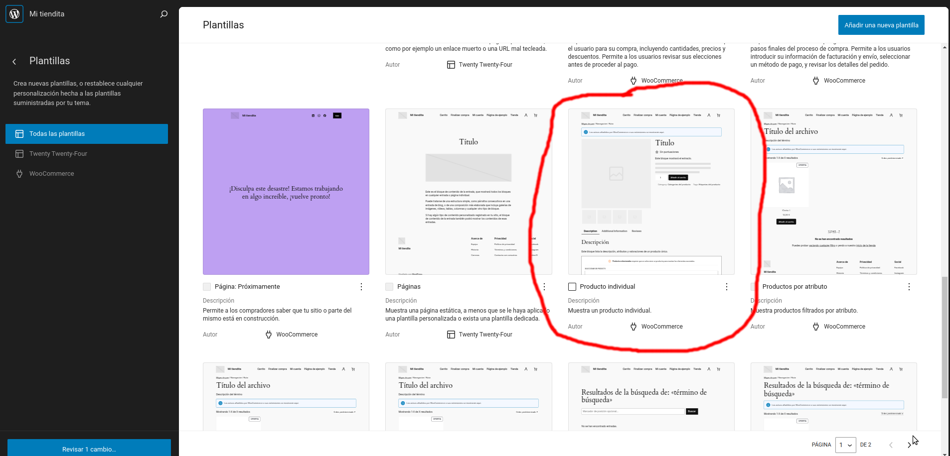 First step html block